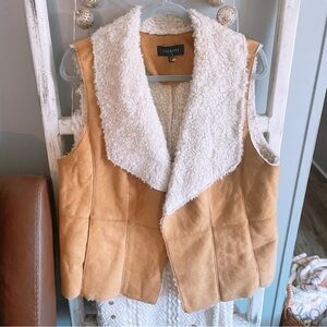 Talbots Faux Fur Vest Size XL